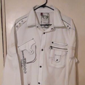 F.U.S.A.I. Jeans Men's Long Sleeve Shirt